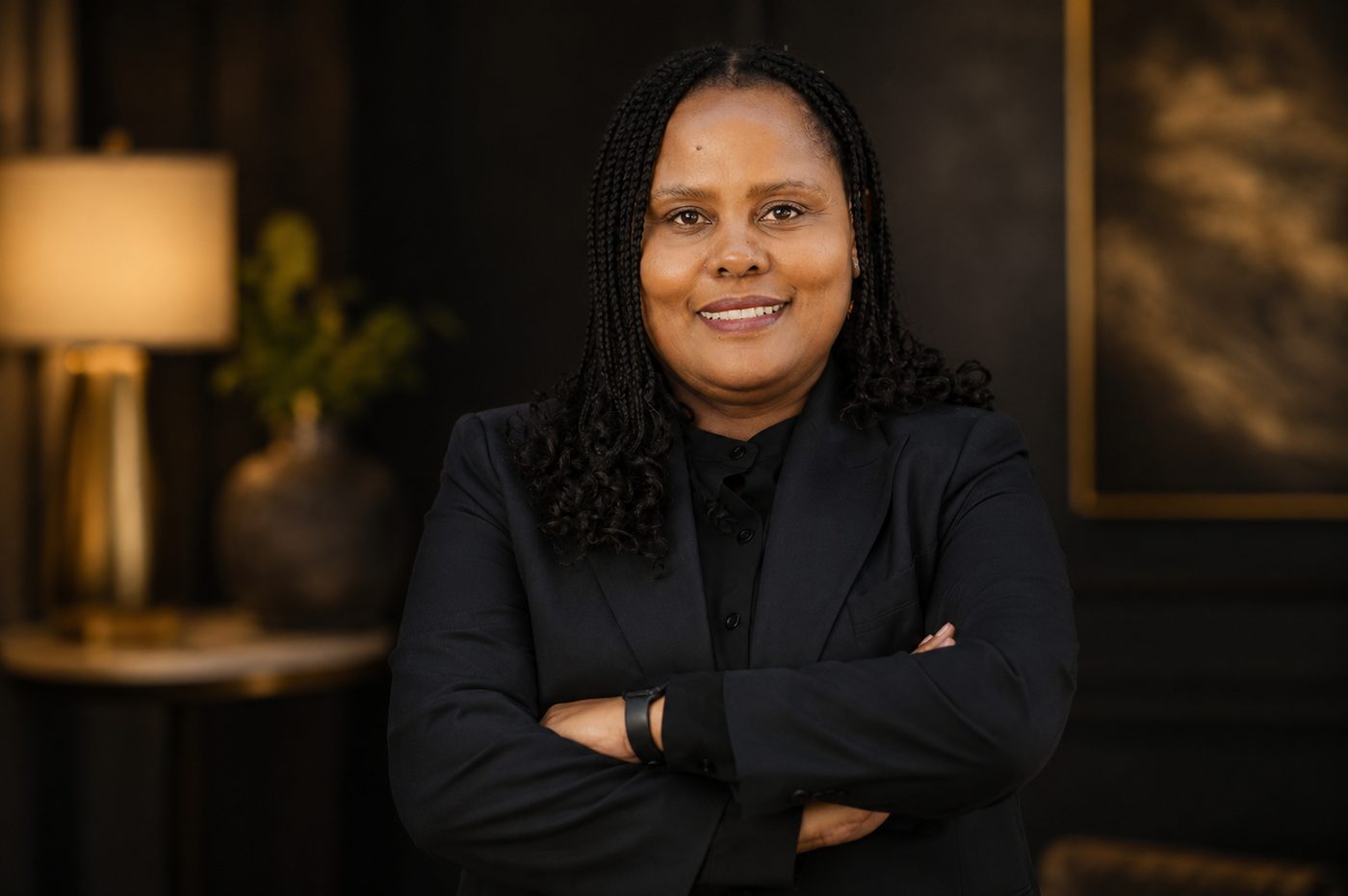 Dr. Nondumiso Makhunga-Stevenson at work