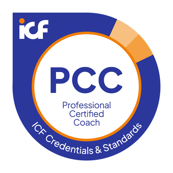 ICF Professional Certified Coach (PCC) credential badge